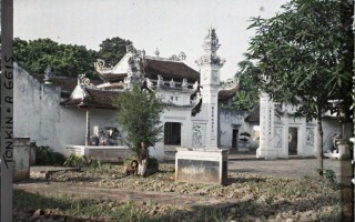 Đình làng Ngọc Hà Hà Nội chụp năm 1915